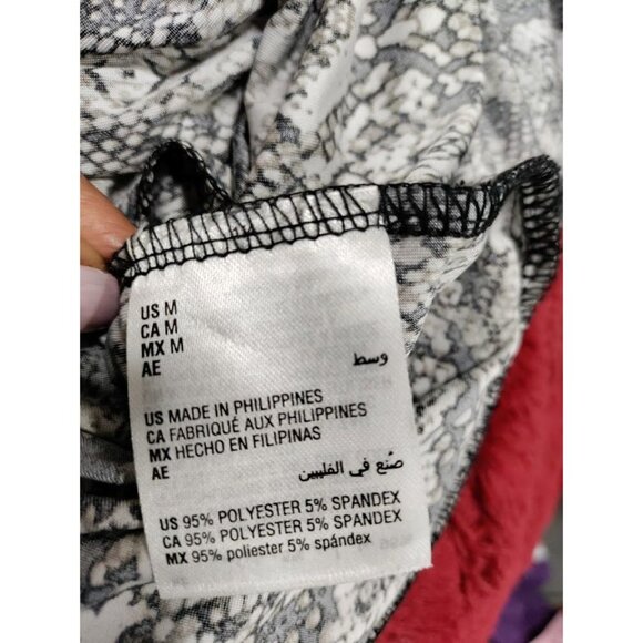 INC International Women's M Snake-Print Belted Shirtdress,Created for Macy's - Picture 12 of 13